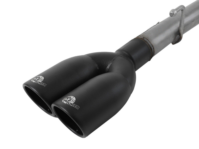 aFe Gemini XV 3in 304 SS Cat-Back Exhaust w/ Cutout 19-21 GM Silverado/Sierra 1500 V8- w/ Black Tips
