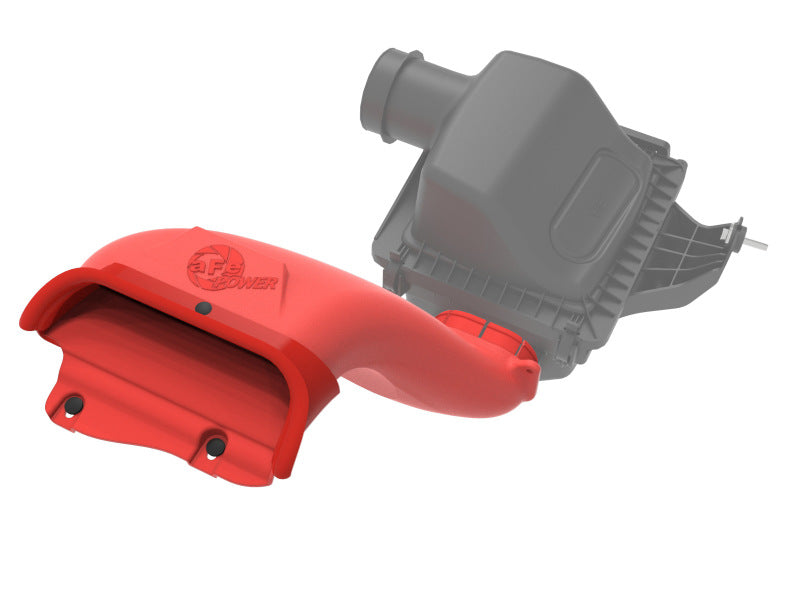 aFe Rapid Induction Dynamic Air Scoop 2021+ Ford F-150V6/V8 - Red