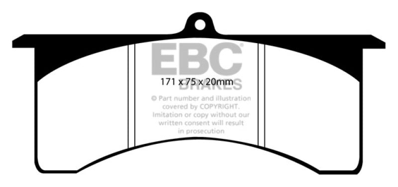 EBC Racing Wilwood Grand National GN4/6R 7520 SR-21 Sintered Race Front Brake Pads