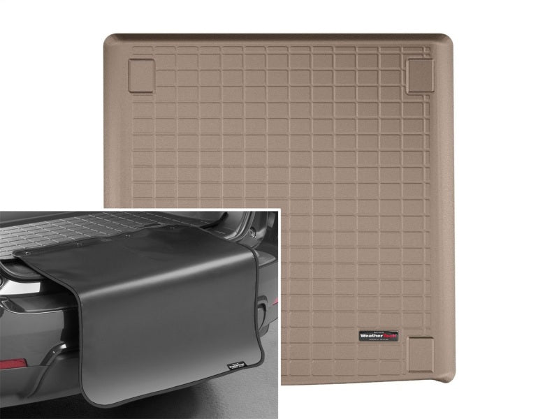 WeatherTech 18+ Jaguar XF Sportbrake Cargo Liner w/Bumper Protector - Tan