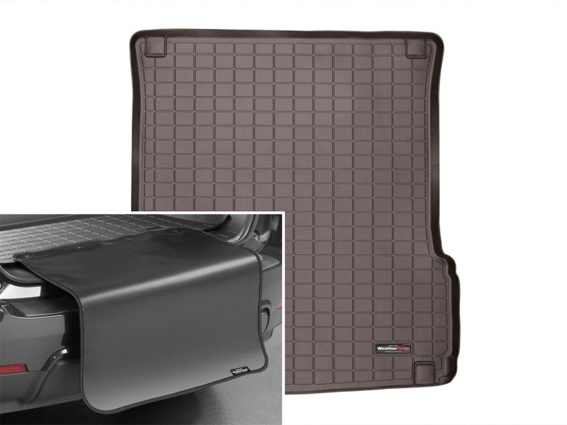 WeatherTech 2017+ Mercedes-Benz GLS-Class Cargo With Bumper Protector - Cocoa