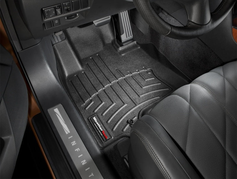 WeatherTech 09+ Infiniti FX Front FloorLiner - Black