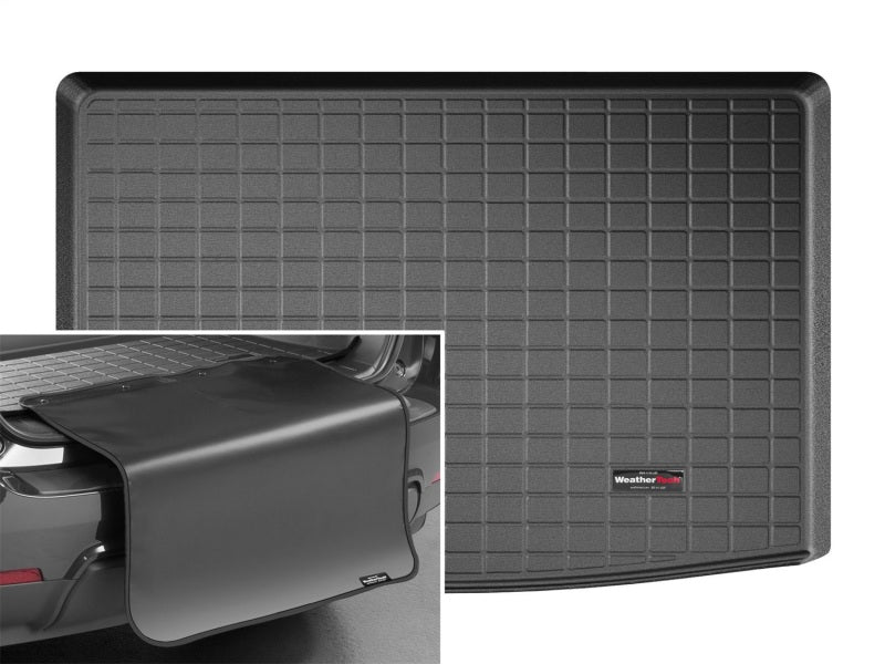 WeatherTech 2021+ Chevrolet Suburban (Behind 3rd Row) Cargo Liner w/ Bumper Protector - Black