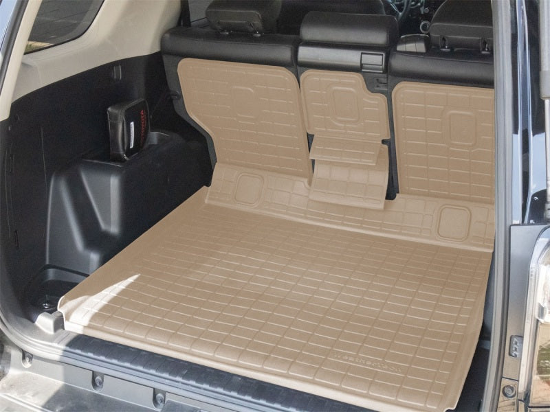 WeatherTech 10-24 Toyota 4Runner Behind 3rd Row Seating SeatBack Cargo Liners HP - Tan