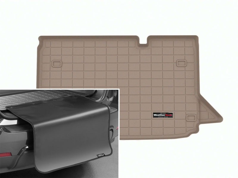 WeatherTech 20-22 Ford EcoSport (w/o Cargo Mgmt) Cargo Liner w/Bumper Protector - Tan
