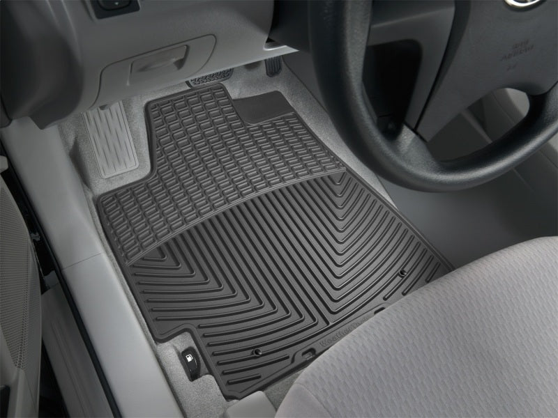 WeatherTech 08-13 Toyota Highlander Front Rubber Mats - Black