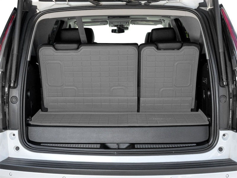 WeatherTech 18-20 Chevrolet Tahoe Behind 3rd Row Seating SeatBack Cargo Liners HP - Grey