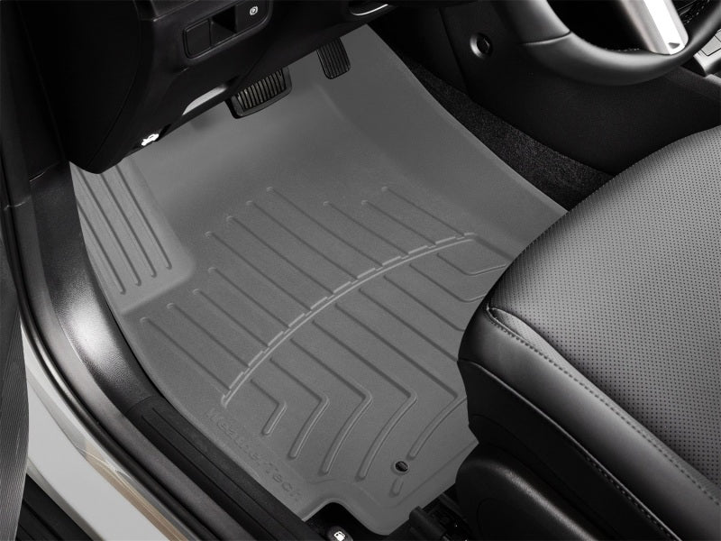 WeatherTech 24-26 Hyundai Kona 1st Row Front FloorLiner HP - Grey