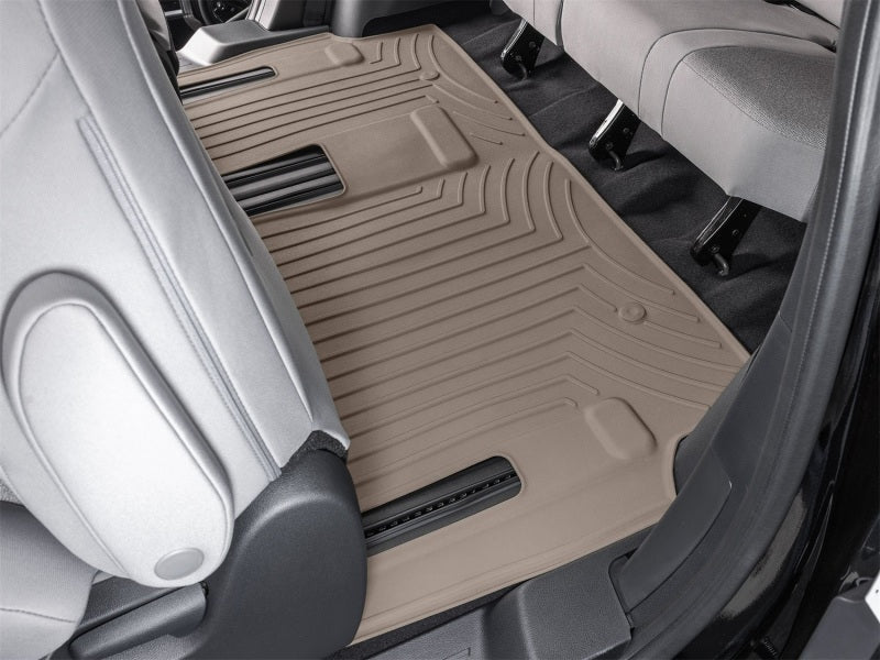 WeatherTech 2021+ Toyota Sienna Rear (3rd Row) FloorLiner HP - Tan (8 Passenger)
