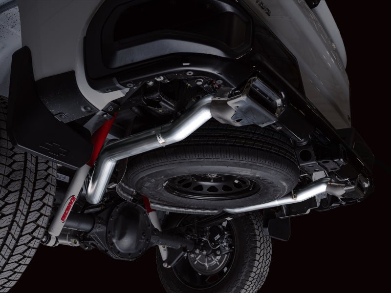 AWE Tuning 4th Gen GM 1500 5.3L 0FG Cat-Back Split Rear Exit (w/ Bumper Cutouts) - OE Tips