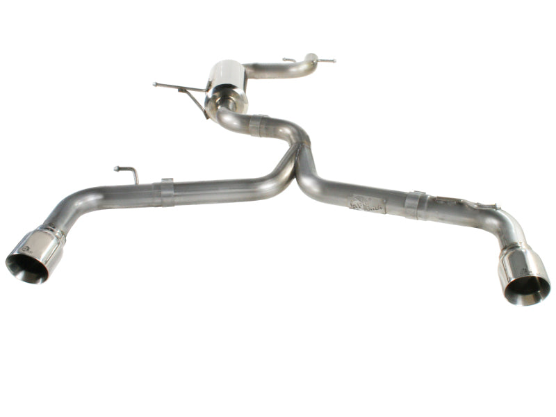 aFe MACHForce XP Exhaust 304SS Cat-Back w/ Polished Tips 12-13 VW Beetle L4 2.0L (t)