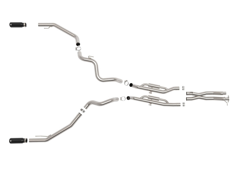 aFe Vulcan Series 3in 304SS Cat-Back Exhaust 24-25 Ford Ranger Raptor V6-3.0L (tt) w/ Black Tips