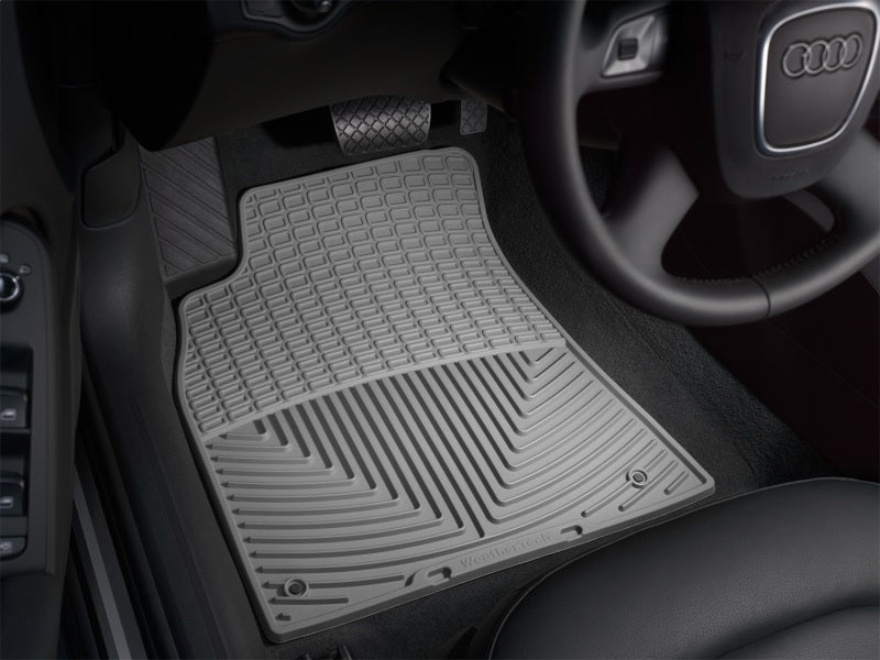 WeatherTech 09-13 Audi A4/A5 Front Rubber Mats - Grey