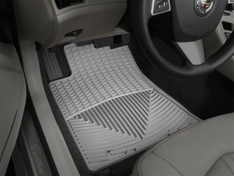 WeatherTech 08-13 Cadillac CTS Front Rubber Mats - Grey