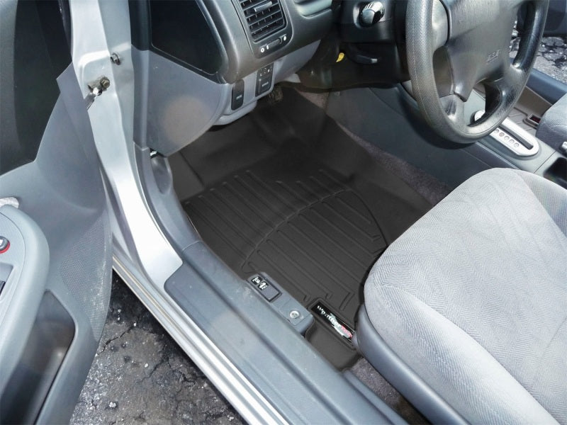 WeatherTech 01-05 Honda Civic Front FloorLiner - Black