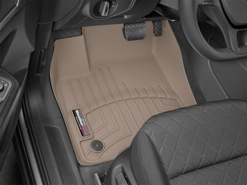 WeatherTech 2019+ Volkswagen Atlas (No Passenger Side Retention Devices) Front FloorLiner - Tan