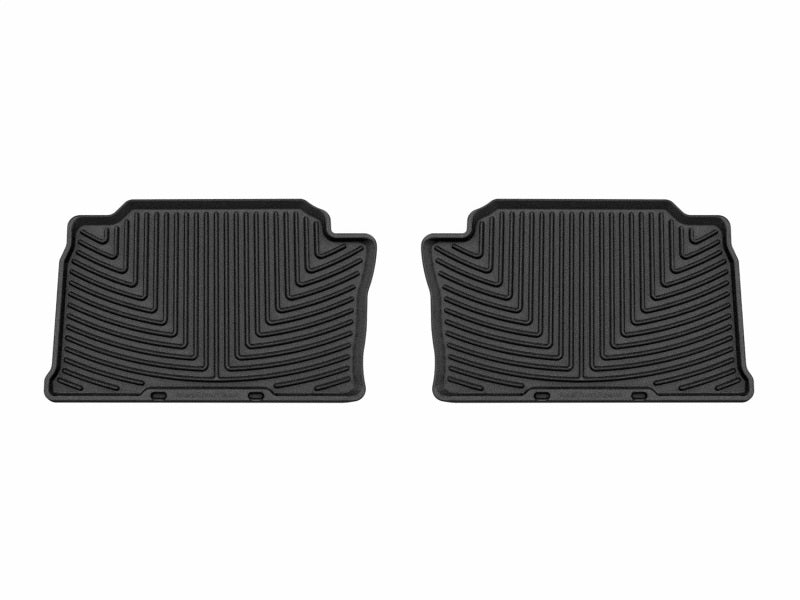WeatherTech 24-26 Toyota Tacoma 2nd Row Rear All-Weather Floor Mats - Black