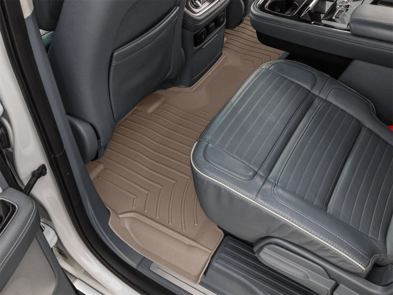 WeatherTech 2018+ Lincoln Navigator Rear FloorLiner HP - Tan