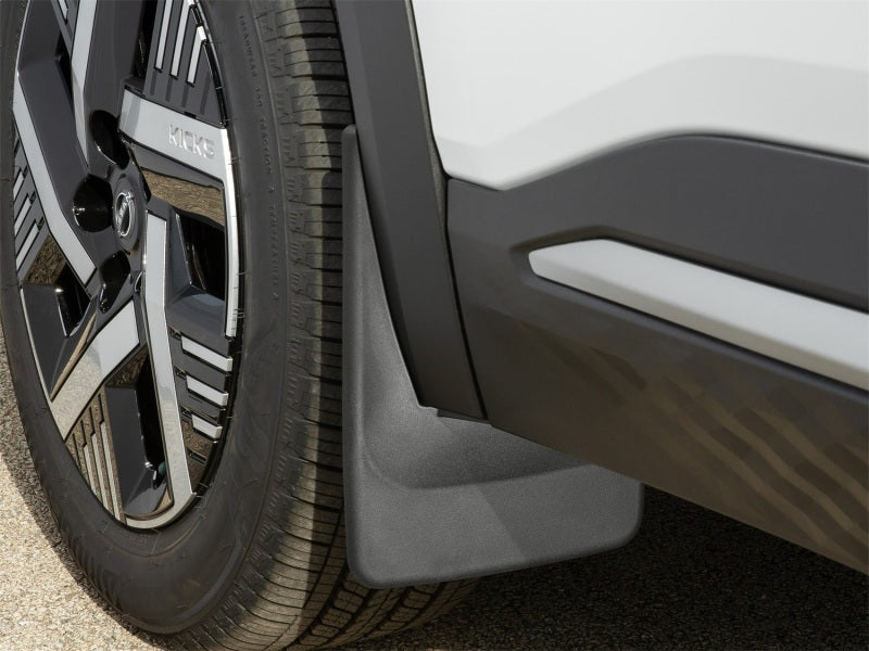WeatherTech 25-26 Nissan Kicks Front Mudflaps - Black