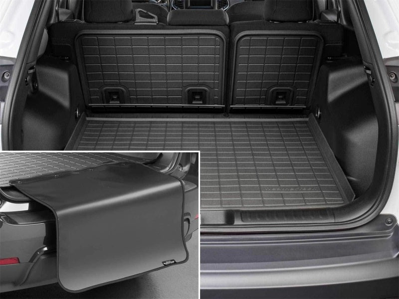 WeatherTech 19-22 Jeep Cherokee (Crgo FL on High) Seatback Cargo Liner HP w/Bumper Protector - Black