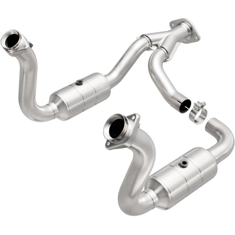 MagnaFlow DF Cat Conv 08-10 Ford F-250/F-250 SD/F-350/F-350 SD 5.4L/6.8L/F-450 SD 6.8L Y-Pipe Assy