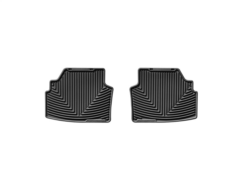 WeatherTech 06-12 BMW 3-Series Coupe Rear Rubber Mats - Black