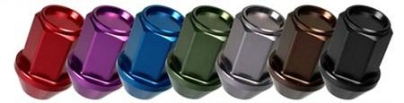 Project Kics 12X1.25 Gunmetal Leggdura Racing Lug Nuts - 16 PCS