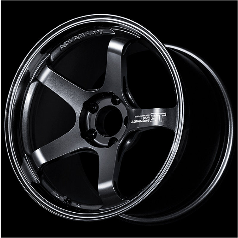 Advan GT Beyond 18x8.5 +37 5x114.3 Racing Titanium Black Wheel