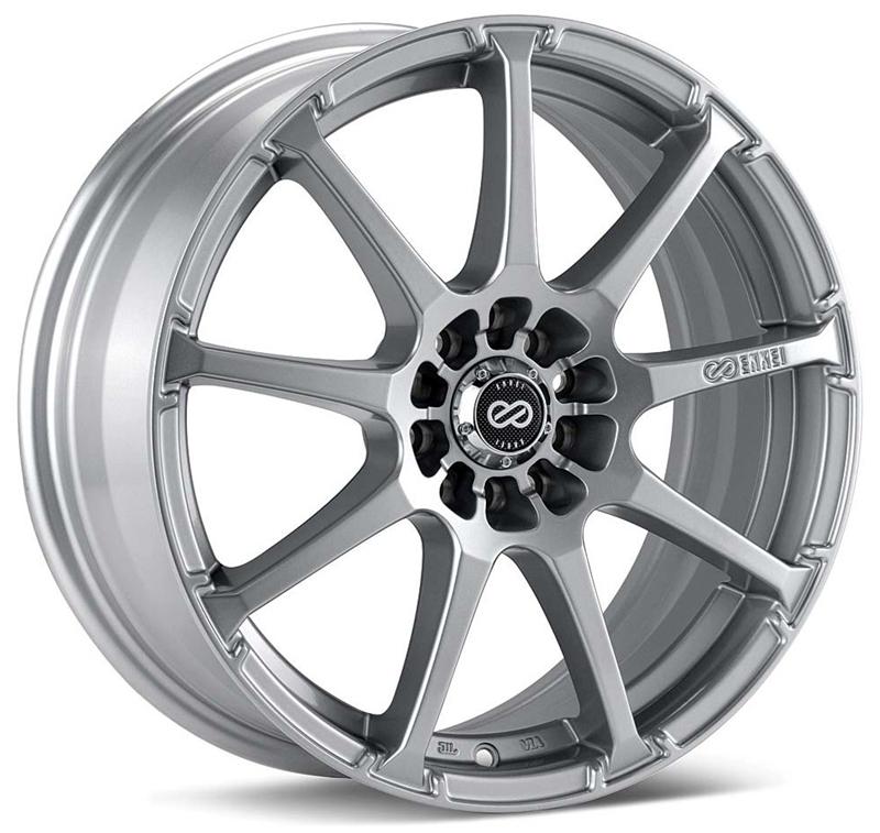 Enkei EDR9 17x8 5x112/114.3 45mm Offset 72.6 Bore Dia Matte Black Wheel