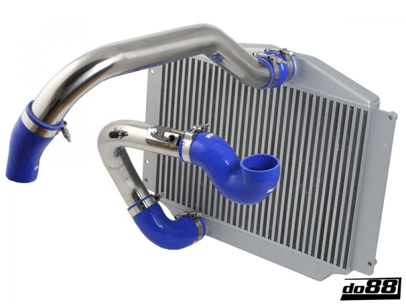 do88 99-00 Volvo C70/S70/V70 Turbo BigPack Intercooler Kit w/Red Hoses