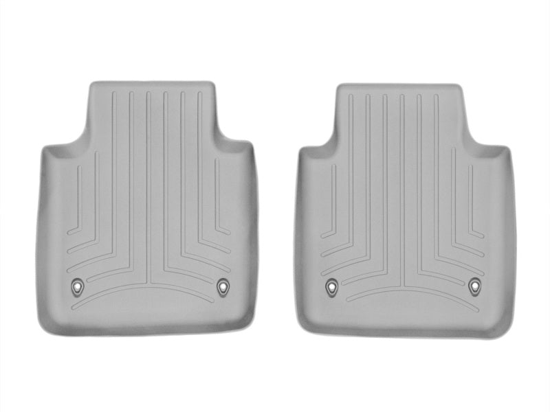 WeatherTech 2011+ Jaguar XJ Series Rear FloorLiner - Grey (Fits Long Wheelbase Models)