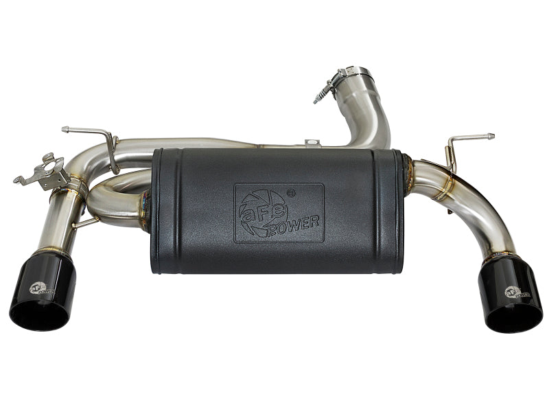 aFe MACHForce XP 16-17 BMW 340i/iX 440i/iX L6-3.0L (t) SS Axle-Back Exhaust w/Black Tip