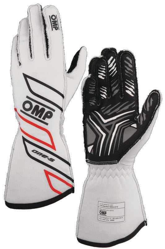 OMP ONE-S GLOVES my2025 FIA 8856-2018 FLUO YELLOW SZ XS