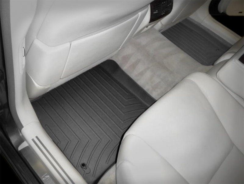 WeatherTech 07+ Lexus LS L Rear FloorLiner - Black