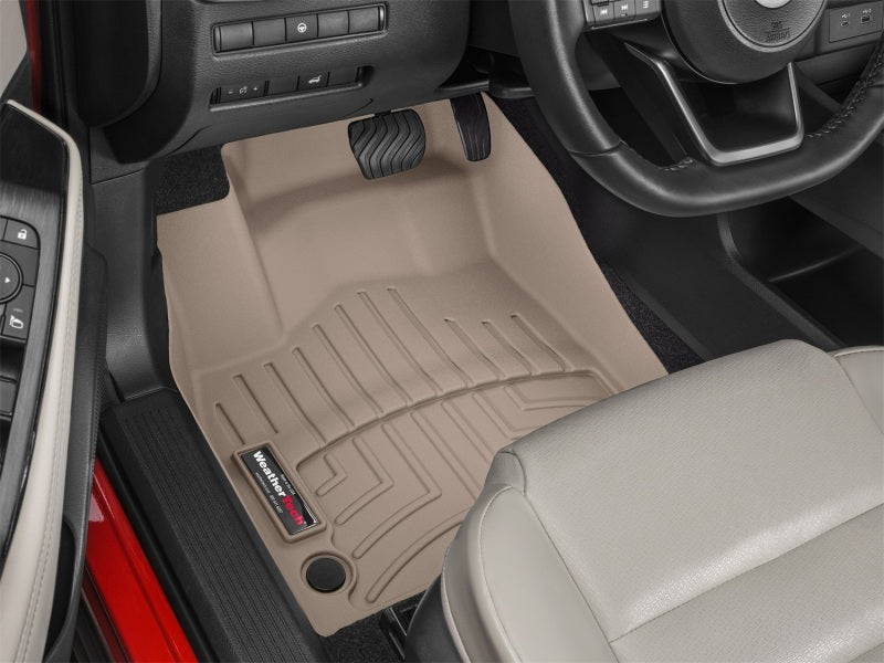 WeatherTech 2021+ Nissan Rogue Front FloorLiner - Tan