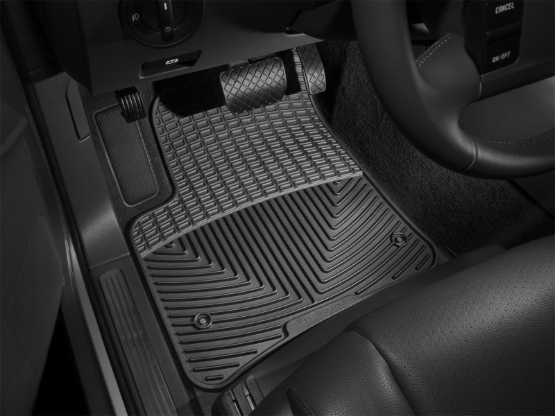 WeatherTech 03-10 Porsche Cayenne Front Rubber Mats - Black