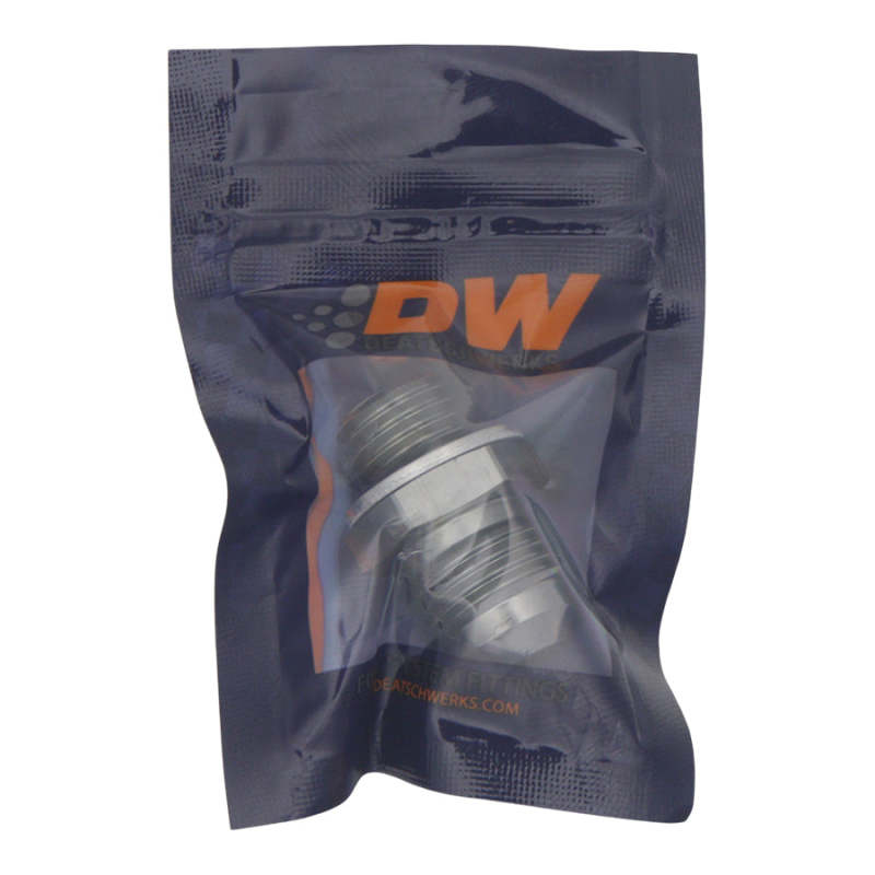DeatschWerks 6AN Male Flare To M12 X 1.5 Male Metric Adapter (Incl. Crush Washer)