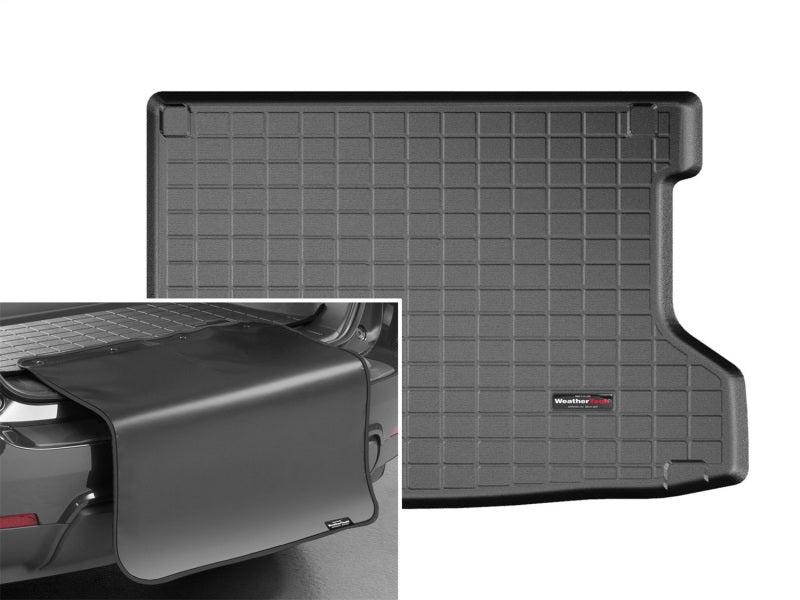 WeatherTech 2016+ Honda HR-V Cargo With Bumper Protector - Black