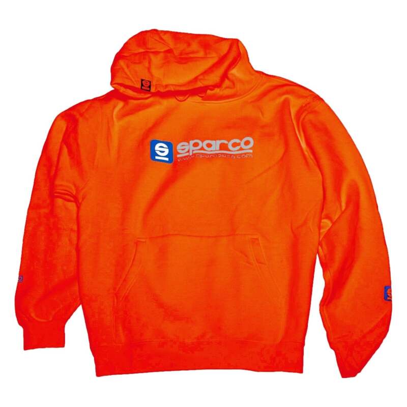 Sparco Sweatshirt Hooded WWW Orange LRG