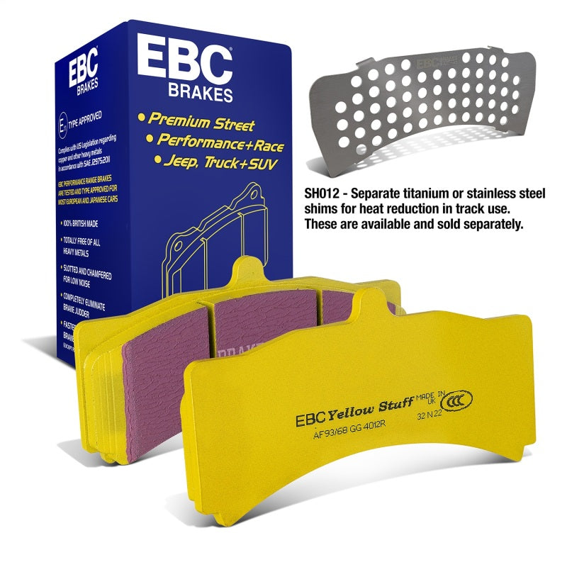 EBC Brakes Yellowstuff Performance Brake Pads