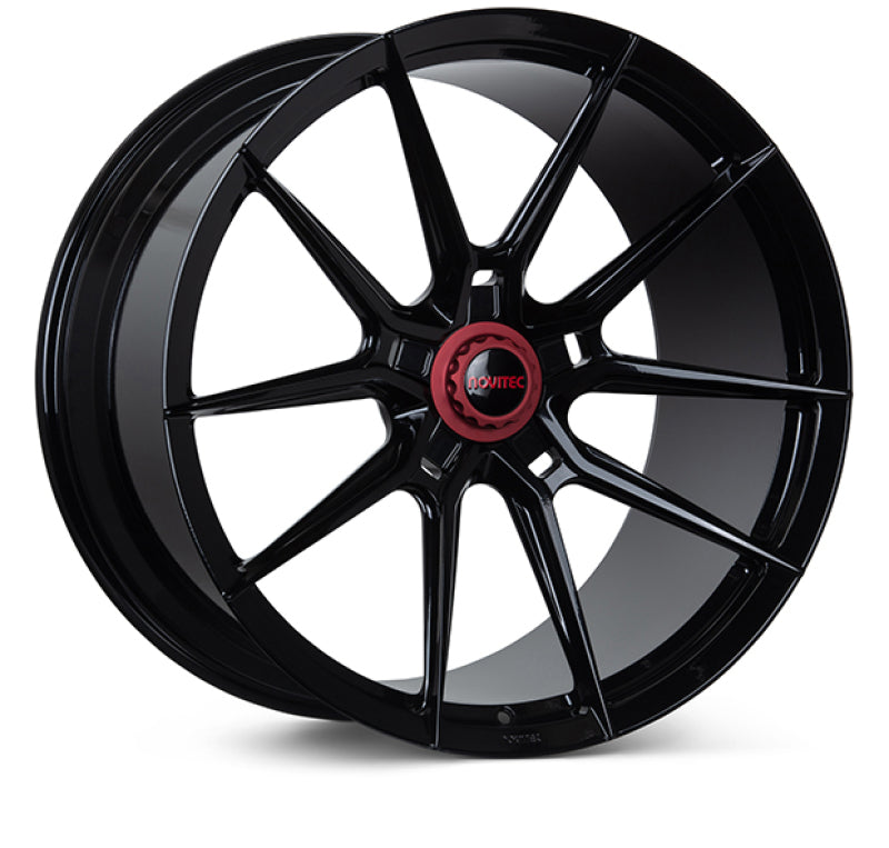 Vossen x Novitec NF10 22x12in - 5x114.3 BP - ET47 - Gloss Black Ferrari FF / Portofino Rear Wheel