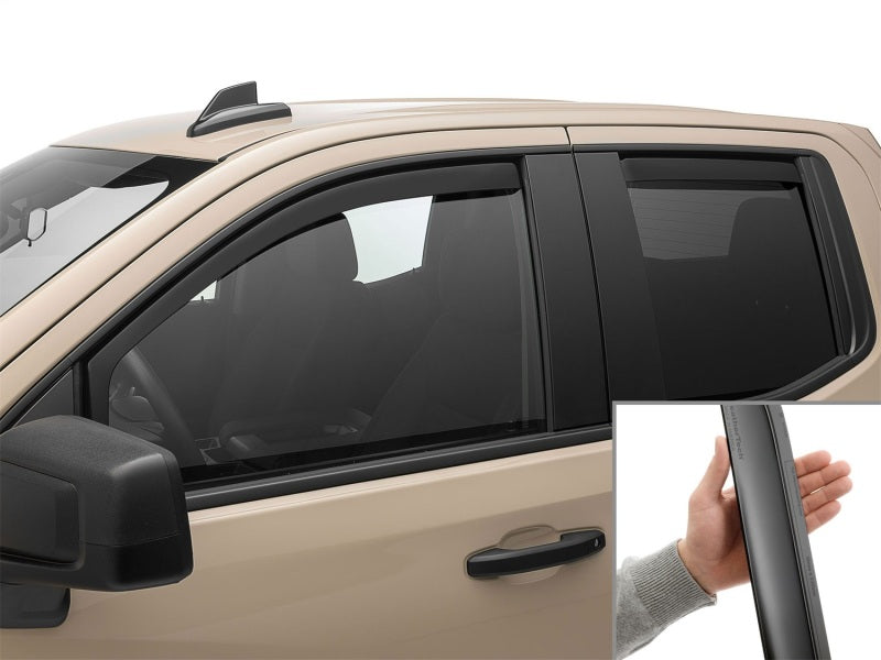WeatherTech 19-26 Chevrolet Silverado 1500 Front Rear Side Window-Matte