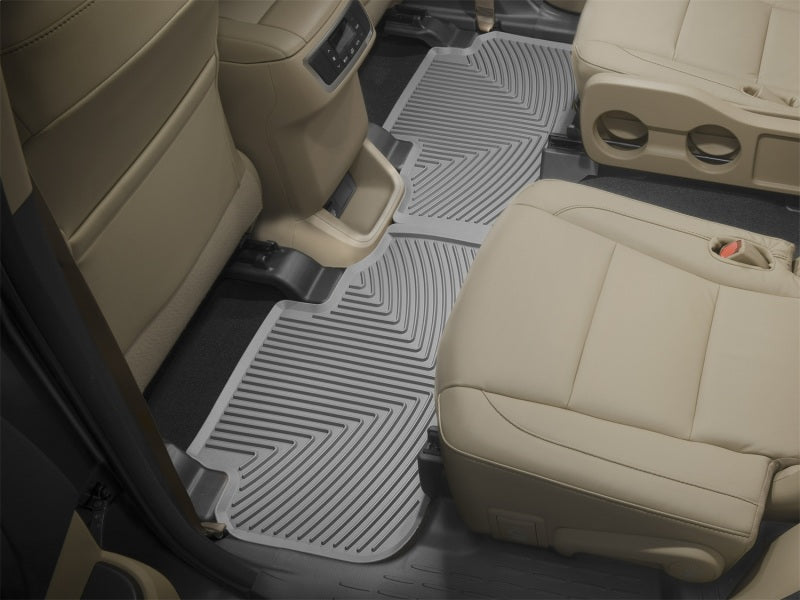 WeatherTech 2014+ Toyota Highlander Rear Rubber Mats - Grey