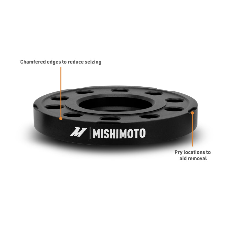 Mishimoto Wheel Spacers - 5x120 - 72.6 - 20 - M14 - Black