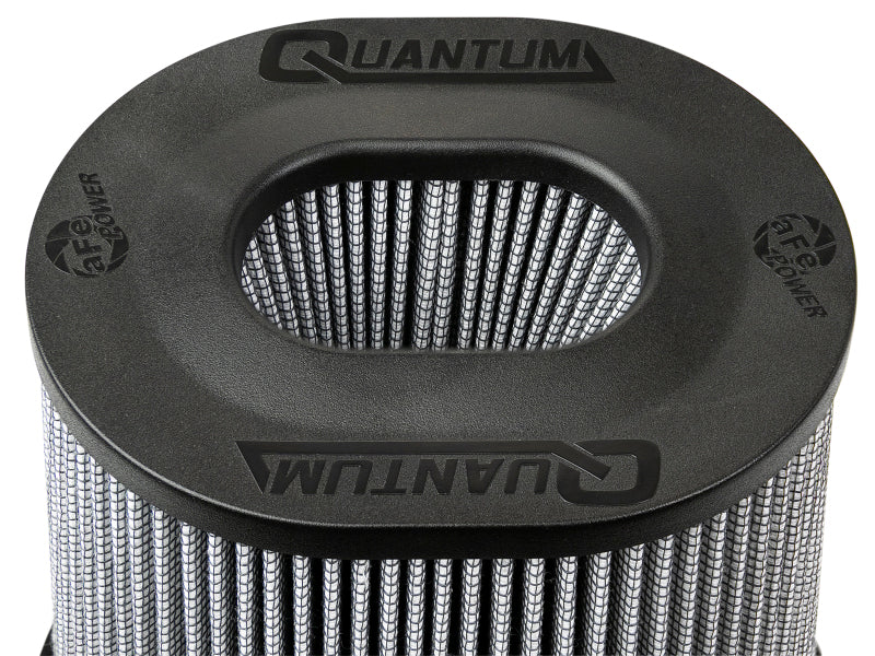 aFe Quantum Pro DRY S Air Filter Inverted Top - 5in Flange x 8in Height - Dry PDS