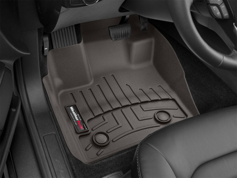 WeatherTech 2017+ Ford Fusion Front FloorLiner - Cocoa