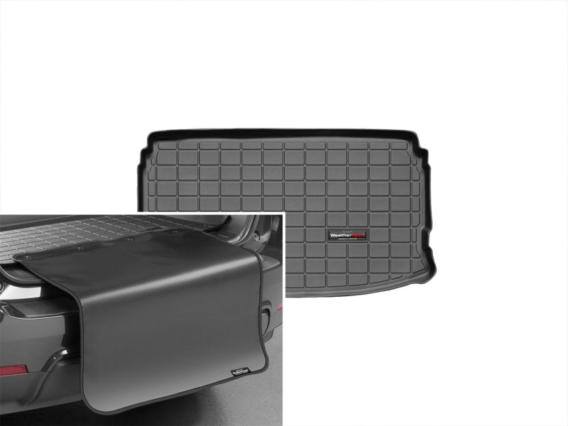 WeatherTech 08-14 Mini Cooper Clubman Cargo Liner w/ Bumper Protector - Black