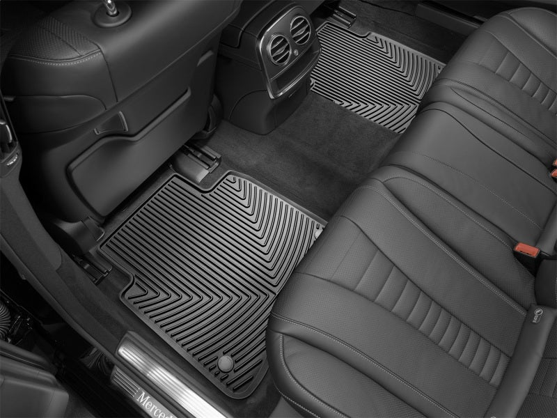 WeatherTech 2014-2015 Mercedes-Benz S-Class Rear Rubber Mats - Black