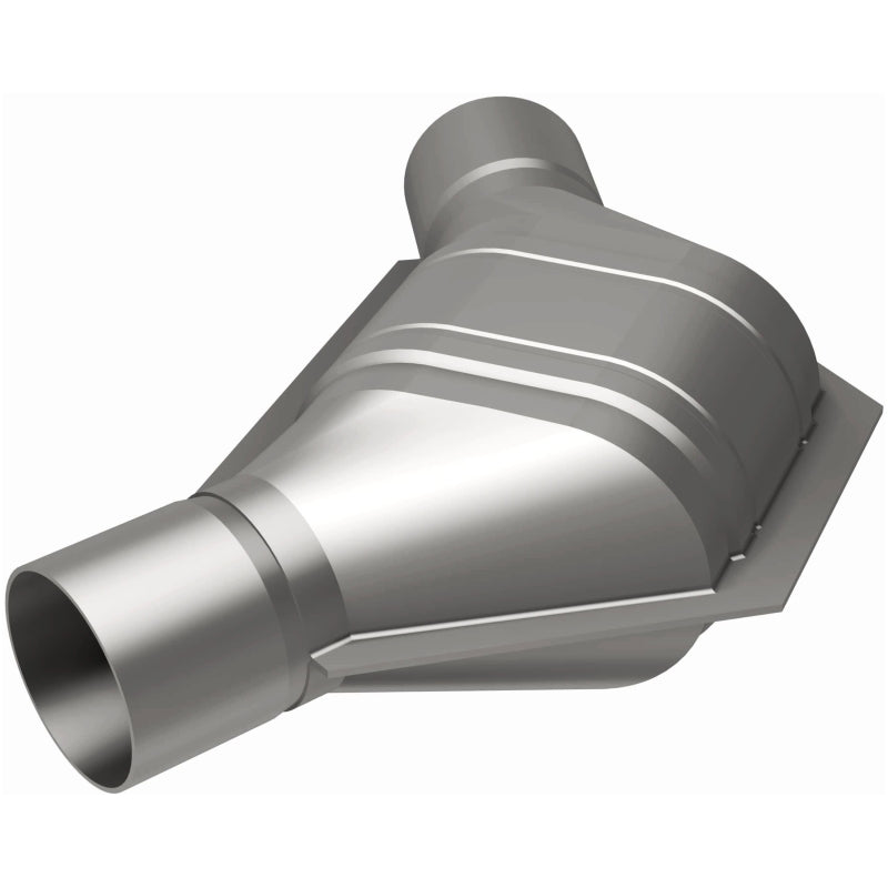 MagnaFlow Universal Catalytic Converter 2.25 Angled In/Out Front CA