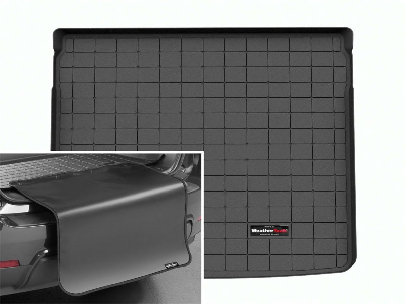 WeatherTech 23-25 Alfa Romeo Tonale Behind 3rd Row Cargo Liner w/Bumper Protector - Black